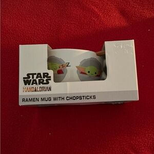 Star Wars The Mandalorian Ramen Mug With Chopsticks